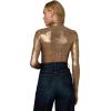 Joe’s Jeans Womens The Tony Turtleneck Long Sleeve Top(Bronze Brown)
