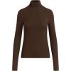 Joe’s Jeans Womens The Tony Turtleneck Long Sleeve Top(Dark Chocolate)