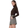 Joe’s Jeans Womens The Tony Turtleneck Long Sleeve Top(Dark Chocolate)