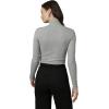 Joe’s Jeans Womens The Tony Turtleneck Long Sleeve Top(Heather Grey)