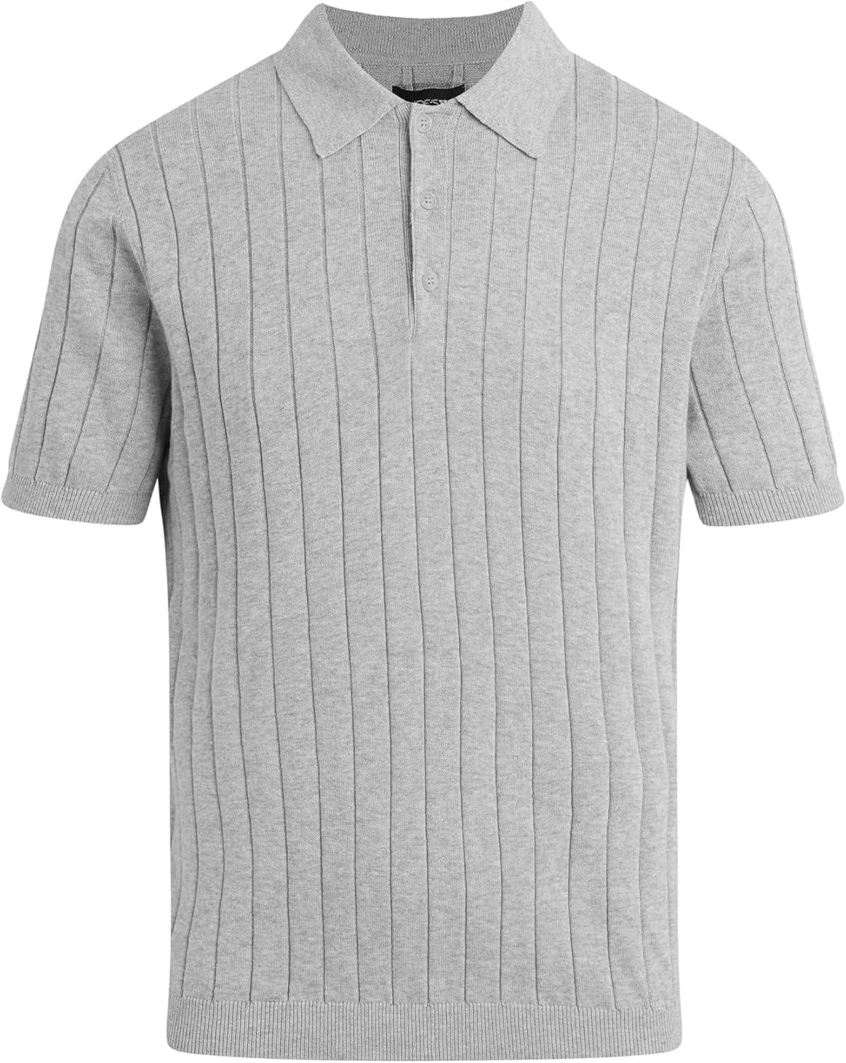 imageJoes Jeans Mens Guy Polo Sweater Heather Grey