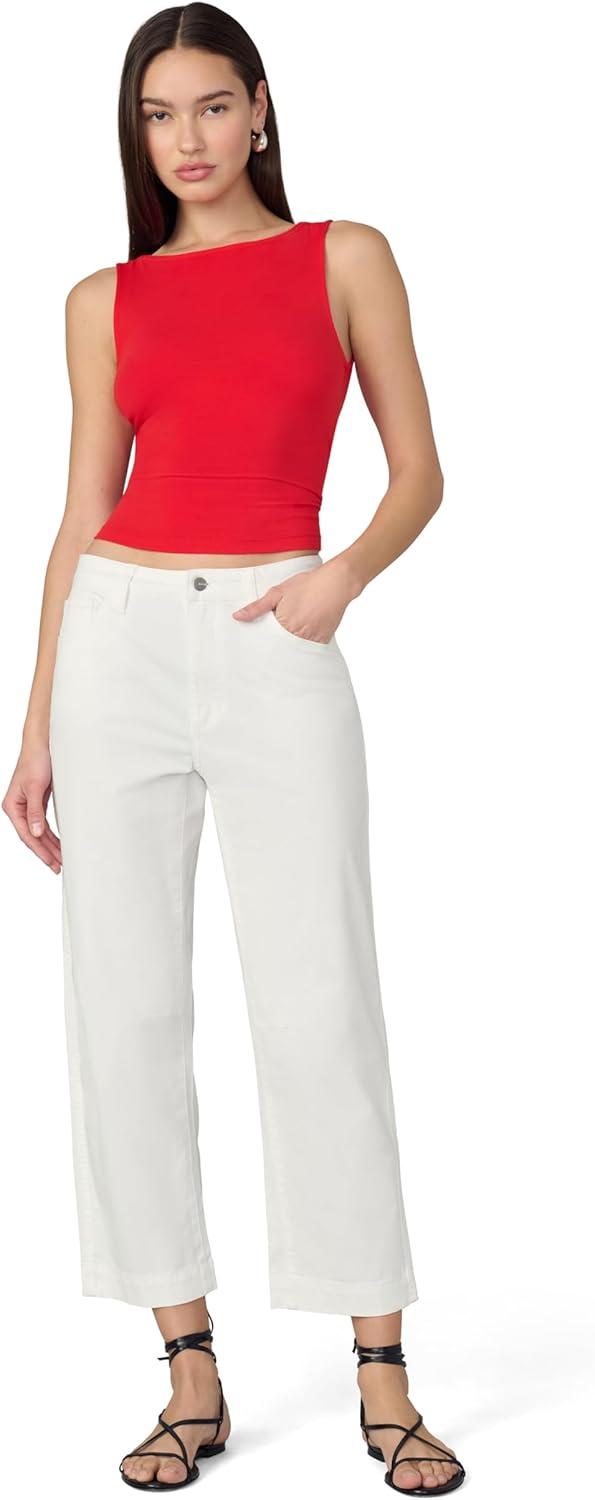 imageJoes Jeans Womens The Boatneck TankCherry Red