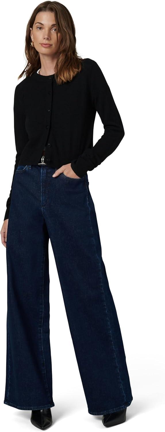 imageJoes Jeans Womens The Mia Petite High Rise Wide Leg Jean Cinema 23