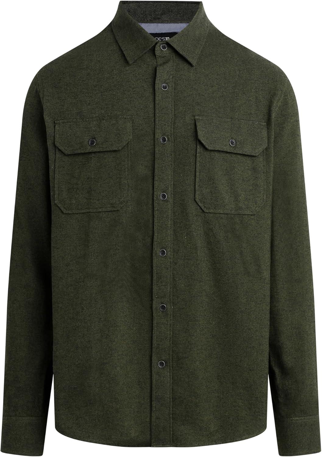imageJoes Mens Button Down Long Sleeve ShirtDusty Olive