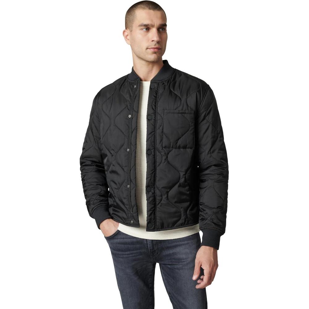 imageJoes Jeans mens Rory Quilted Bomber JacketBlack