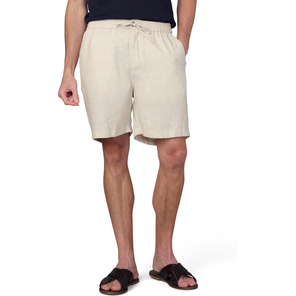 imageJoes Mens Clarkson Linen ShortFlax Stripe