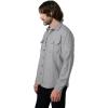 Joe’s Jeans Mens Button Down Long Sleeve Shirt(Heather Grey)