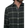 Joe’s Jeans Mens Button Down Long Sleeve Shirt(Pewter Plaid)