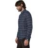 Joe’s Jeans Mens Button Down Long Sleeve Shirt(Vintage Navy Plaid)