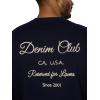 Joe’s Jeans Men’s Denim Club Sweatshirt(Baritone Blue)