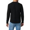 Joe’s Jeans Mens Long Sleeve Henley Shirt(Black)