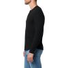 Joe’s Jeans Mens Long Sleeve Henley Shirt(Black)