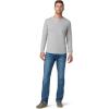 Joe’s Jeans Mens Long Sleeve Henley Shirt(Ultimate Grey)