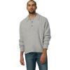 Joe’s Jeans Mens Polo Long Sleeve Sweater(Heather Grey)
