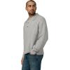 Joe’s Jeans Mens Polo Long Sleeve Sweater(Heather Grey)