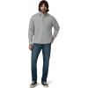 Joe’s Jeans Men’s Polo Long Sleeve Sweatshirt(Heather Grey)