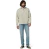 Joe’s Jeans Men’s Polo Long Sleeve Sweatshirt(Natural)