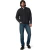 Joe’s Jeans Men’s Polo Long Sleeve Sweatshirt(Washed Black)