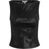 Joe’s Jeans Women’s The Boatneck Tank(Black Metallic)