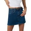 Joe’s Jeans Womens The Denim Mid Rise Micro Mini Skirt(Crescendo)