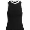 Joe’s Jeans Womens The High Neck Tank(Black)