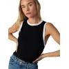 Joe’s Jeans Womens The High Neck Tank(Black)