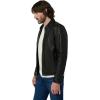 Joe’s Jeans mens Refined Leather Moto Jacket(Black)