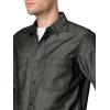 Joe’s Mens Button Down Long Sleeve Shirt(Black)