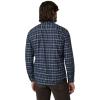 Joe’s Mens Button Down Long Sleeve Shirt(Vintage Navy Plaid)