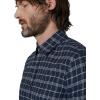 Joe’s Mens Button Down Long Sleeve Shirt(Vintage Navy Plaid)