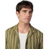 Joe’s Mens Camp Shirt(Olive Stripe)