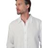 Joe’s Mens Jakob Linen Shirt(Optic White)