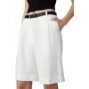 Joe’s Women’s The Brody Bermuda High Rise Short(White)