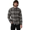 Joe’s Jeans Mens Button Down Long Sleeve Shirt(Ombre Plaid)