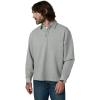 Joe’s Jeans Men’s Polo Long Sleeve Sweatshirt(Heather Grey)