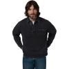 Joe’s Jeans Men’s Polo Long Sleeve Sweatshirt(Washed Black)