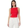 Joe’s Jeans Women’s The Boatneck Tank(Cherry Red)
