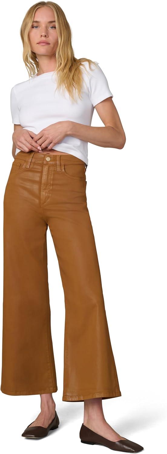 imageJoes Womens The Mia High Rise Wide Leg Ankle JeanBronze Brown