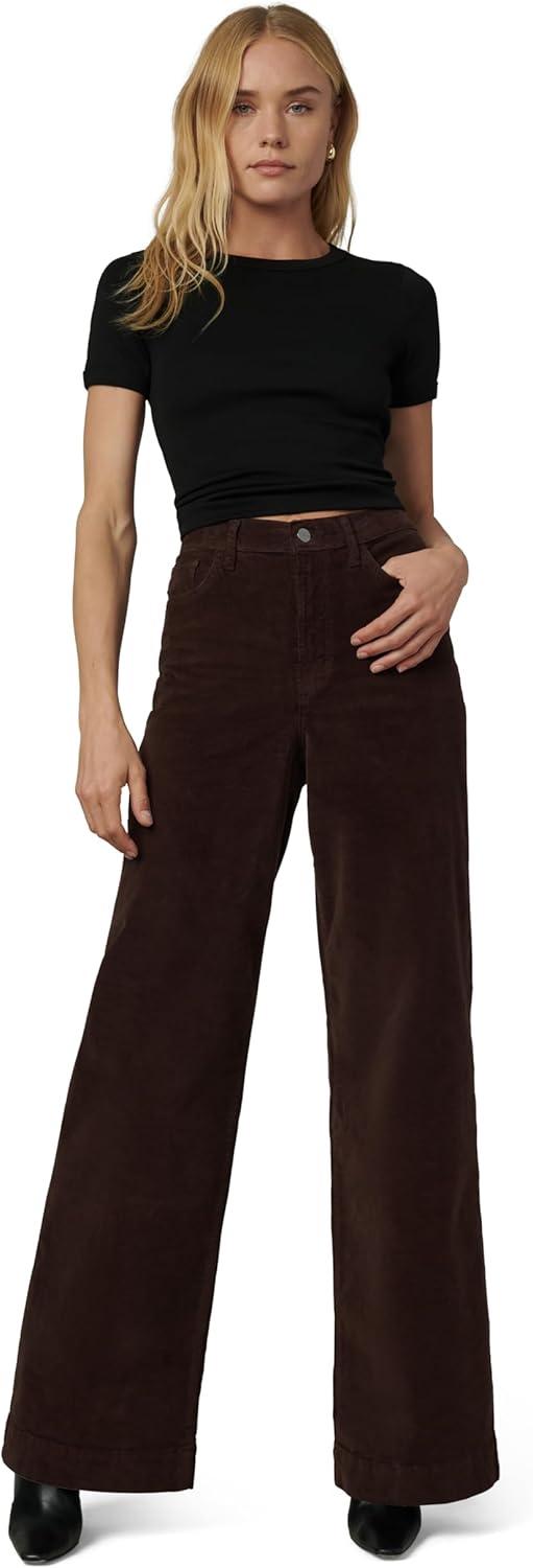 imageJoes Womens The Mia High Rise Wide Leg JeanCoffee Bean Corduroy