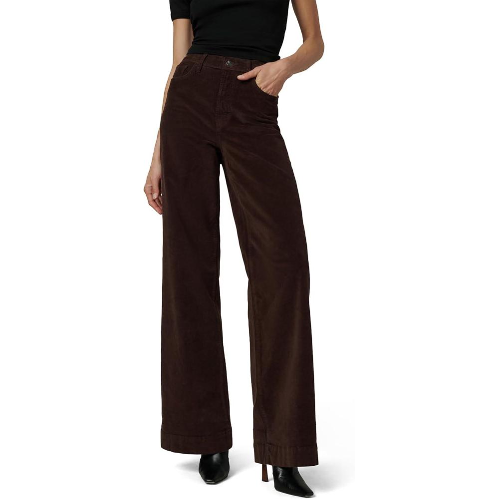 imageJoes Womens The Mia High Rise Wide Leg JeanCoffee Bean Corduroy