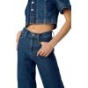 Joe’s Womens The Mia High Rise Wide Leg Ankle Jean(Lively)