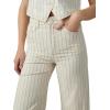 Joe’s Womens The Mia High Rise Wide Leg Ankle Jean(Natural Stripe)