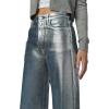 Joe’s Womens The Mia High Rise Wide Leg Jean(Party Indigo Foil)