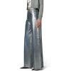 Joe’s Womens The Mia High Rise Wide Leg Jean(Party Indigo Foil)