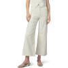 Joe’s Womens The Mia High Rise Wide Leg Ankle Jean(Natural Stripe)