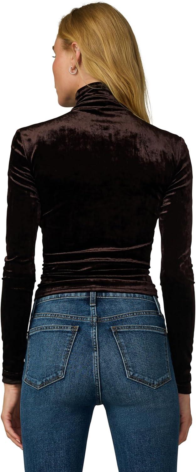 imageJoes Womens The Tony Turtleneck Long Sleeve TopCacao Velvet