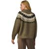 Joe’s Women’s The Celeste Fair Isle Long Sleeve Sweater(Olive Multi Fair Isle)