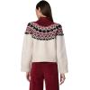 Joe’s Women’s The Celeste Fair Isle Long Sleeve Sweater(Syrah)