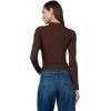 Joe’s Women’s The Lisa Polo Long Sleeve Sweater(Chocolate)