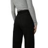 Joe’s Womens The Trixie High Rise Wide Leg Denim Trouser(Black)